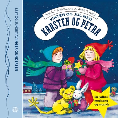 Omslag av "Vinter og jul med Karsten og Petra"