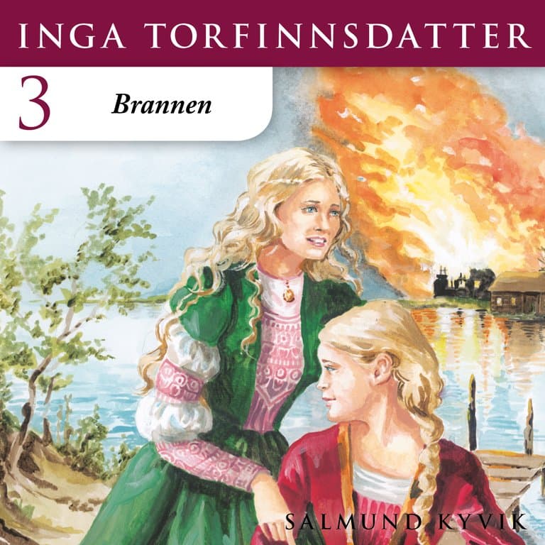 Omslag Brannen av Salmund Kyvik (Lydbok)
