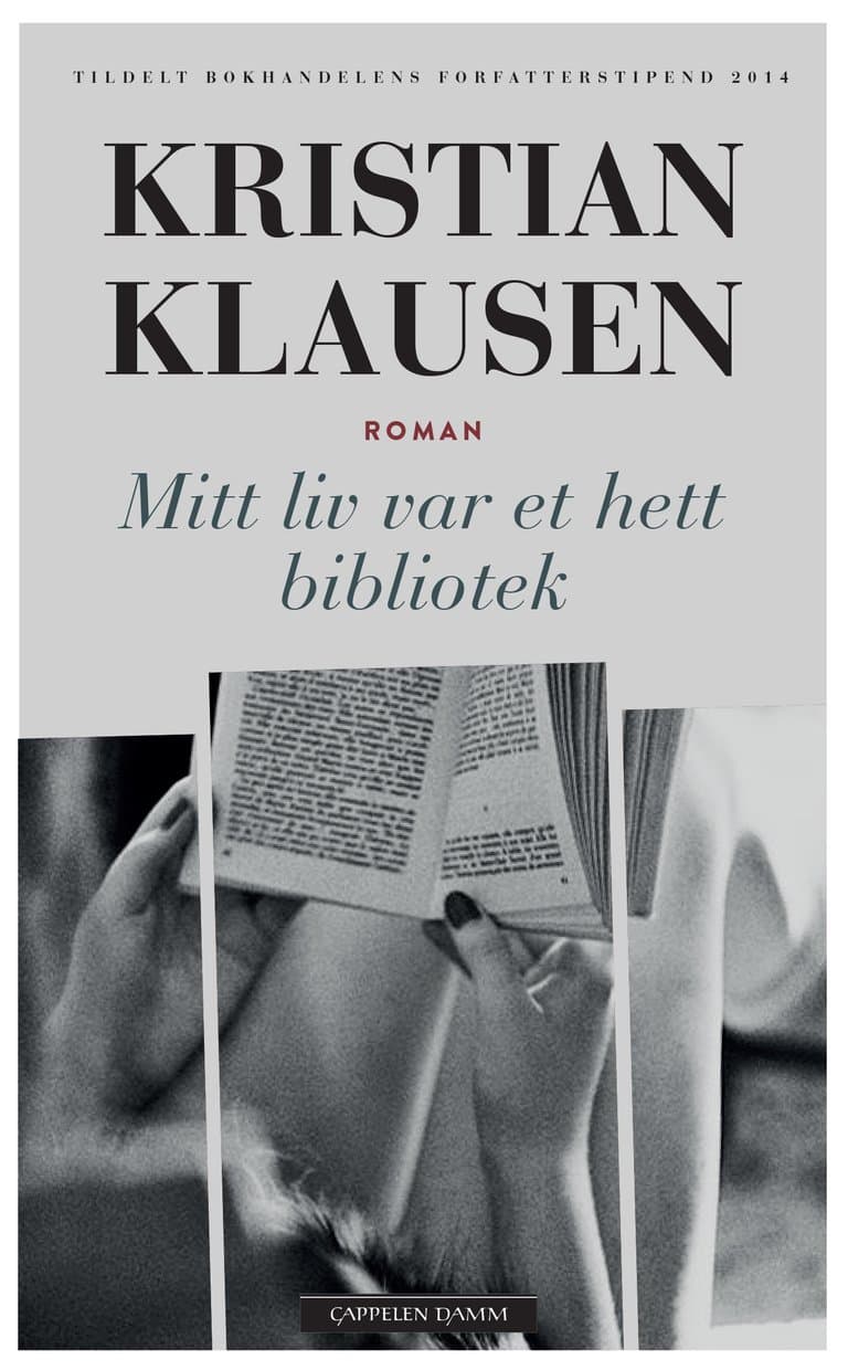 Omslag Mitt liv var et hett bibliotek av Kristian Klausen (Heftet)