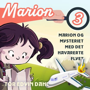 Omslag av "Marion og mysteriet med det havarerte flyet"