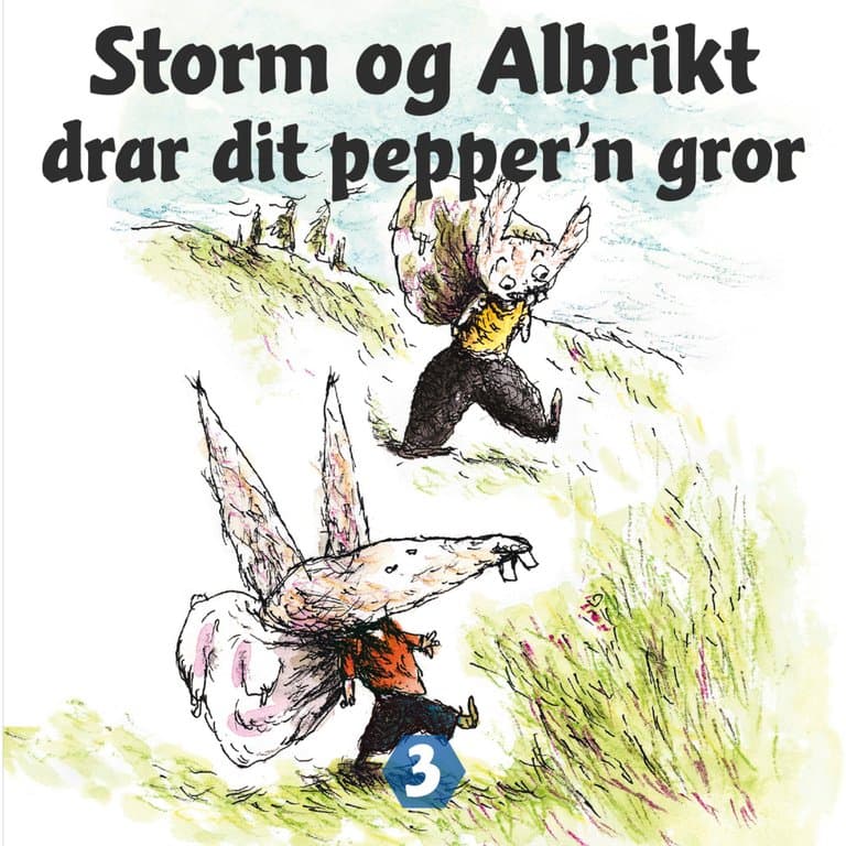 Omslag Storm og Albrikt drar dit pepper'n gror av Thomas Framnes (Lydbok)
