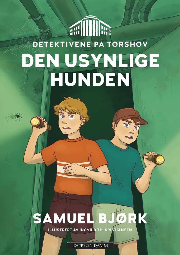 Omslag Detektivene på Torshov. Den usynlige hunden av Samuel Bjørk (Ebok)