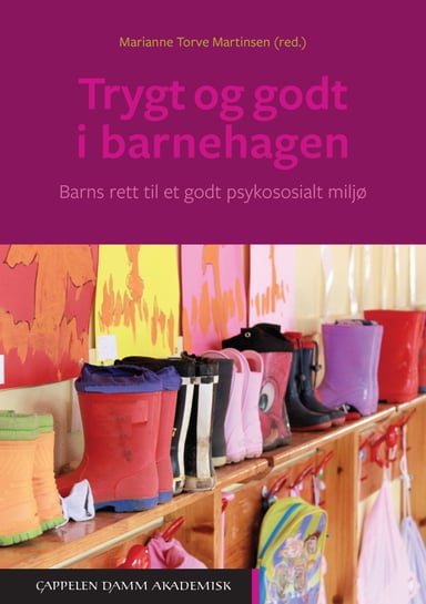 Omslag av "Trygt og godt i barnehagen"
