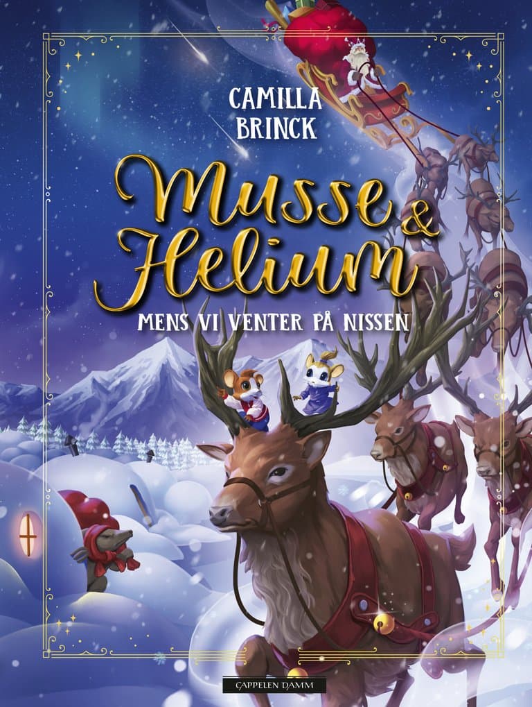 Omslag Musse & Helium - Mens vi venter på nissen av Camilla Brinck (Innbundet)