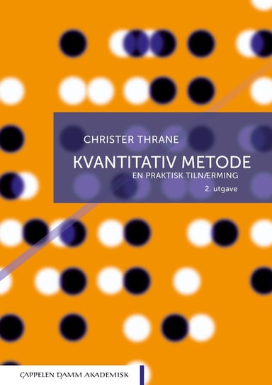 Omslag av "Kvantitativ metode"