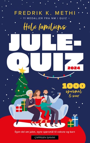 Omslag av "Hele familiens julequiz 2024"