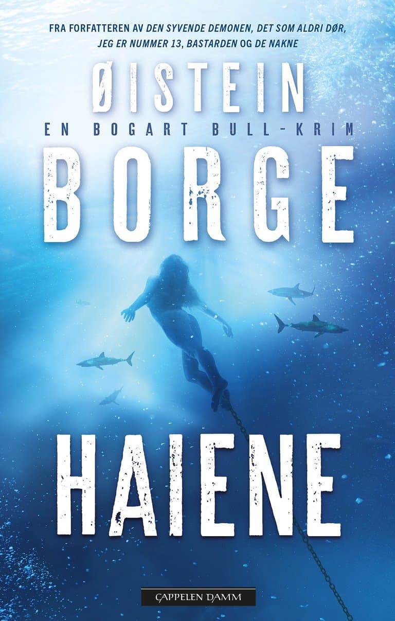 Omslag Haiene av Øistein Borge (Heftet)