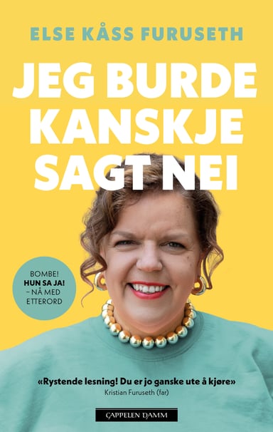 Omslag av "Jeg burde kanskje sagt nei"