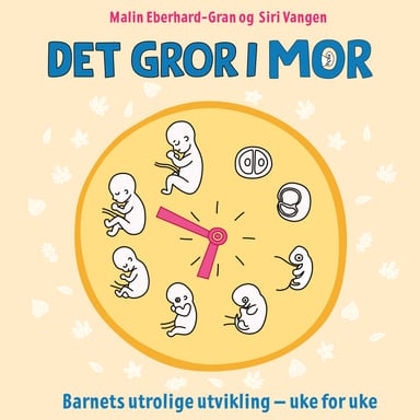 Omslag av "Det gror i mor - Barnets utrolige utvikling – uke for uke"