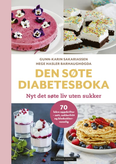 Omslag av "Den søte diabetesboka"
