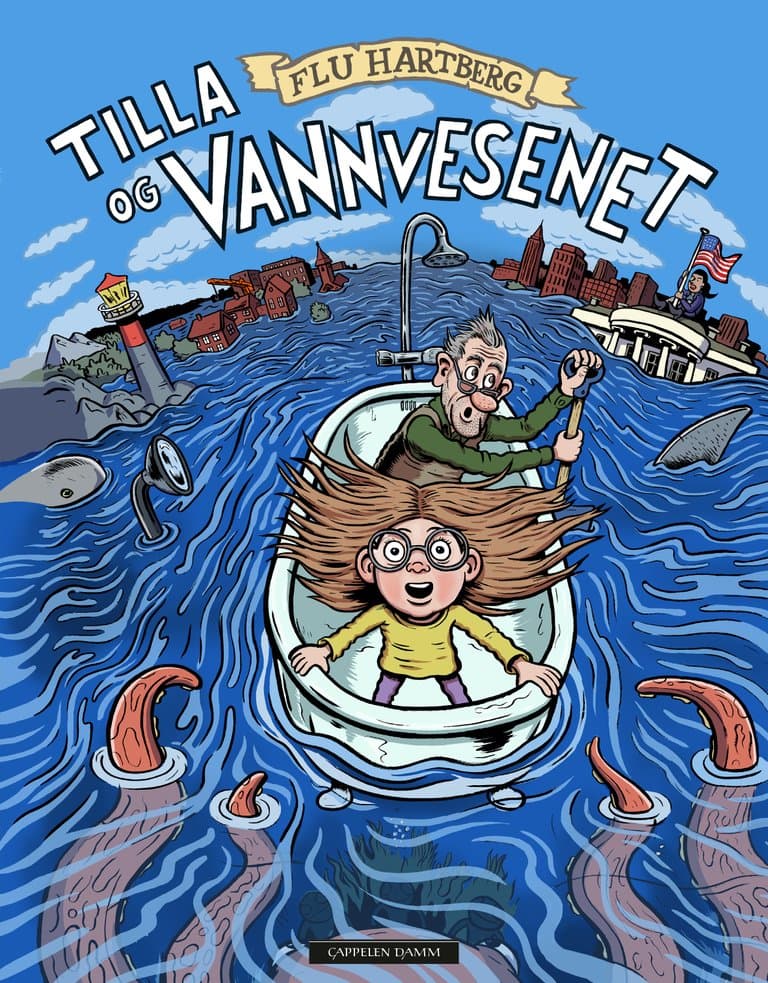 Omslag Tilla og vannvesenet av Flu Hartberg (Innbundet)