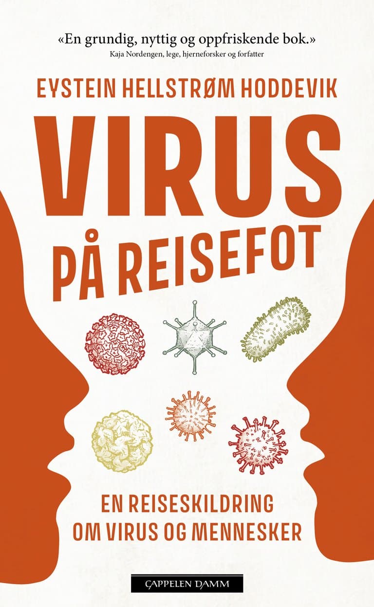 Omslag Virus på reisefot av Eystein Hellstrøm Hoddevik (Innbundet)