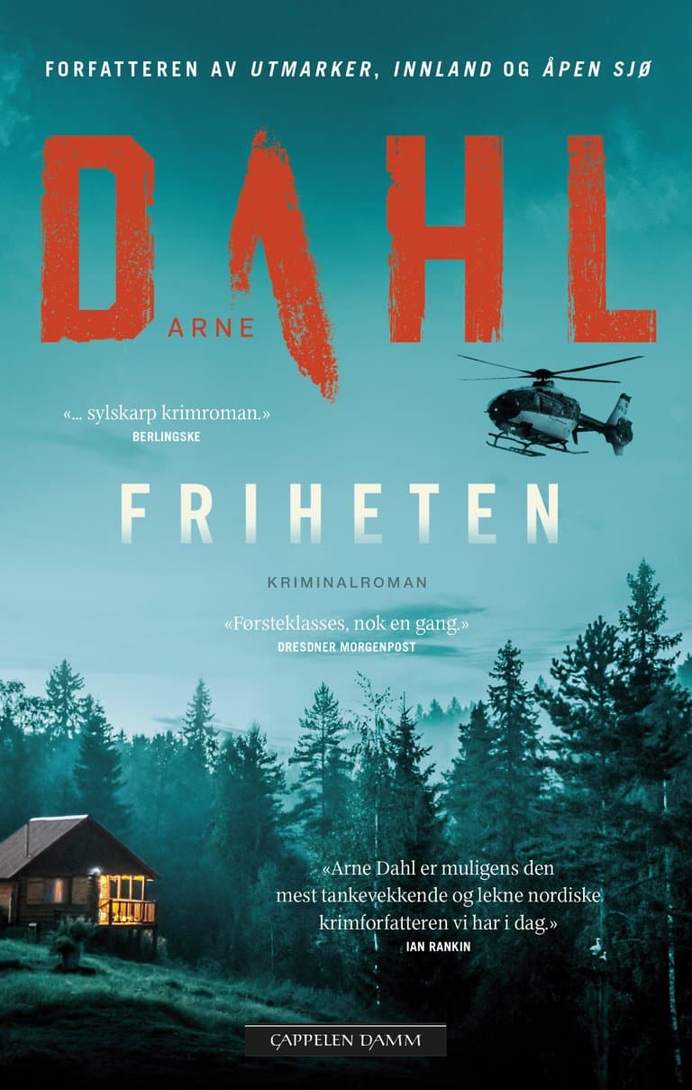 Omslag Friheten av Arne Dahl (Innbundet)