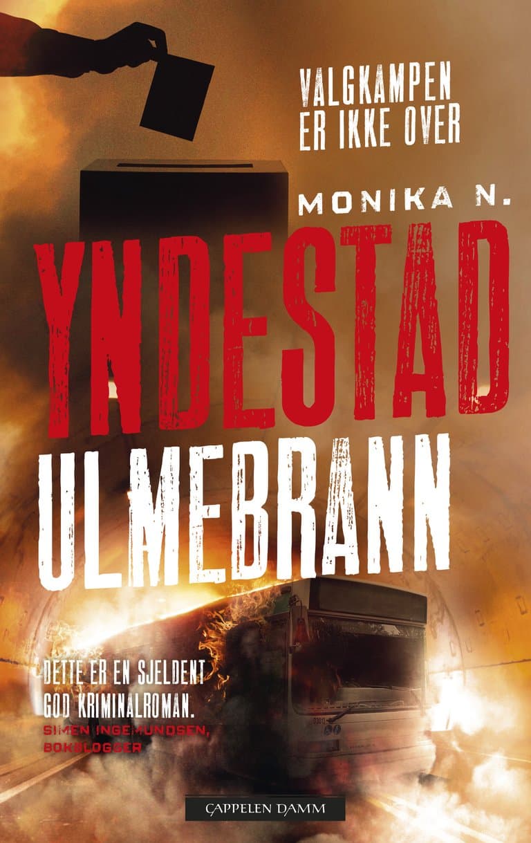 Omslag Ulmebrann av Monika N. Yndestad (Heftet)
