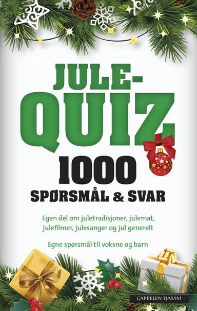Omslag av "Julequiz 2019"