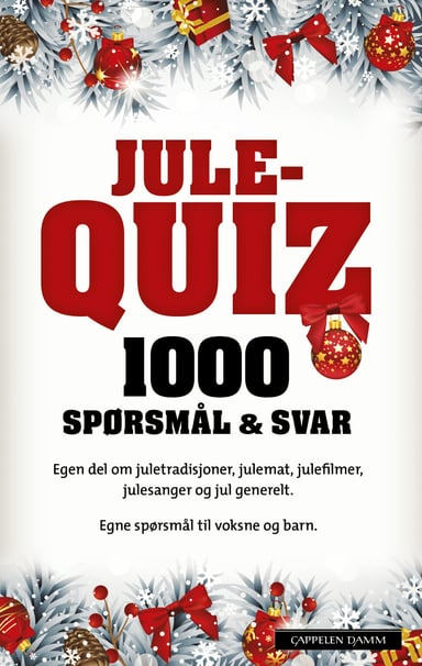 Omslag av "Julequiz 2017"