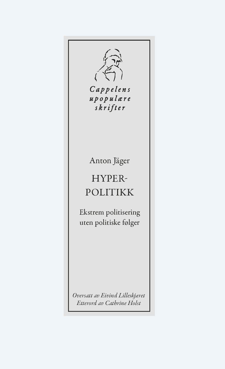 Omslag Hyperpolitikk av Anton Jäger (Heftet)