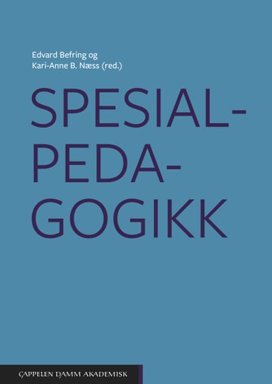 Omslag av "Spesialpedagogikk"