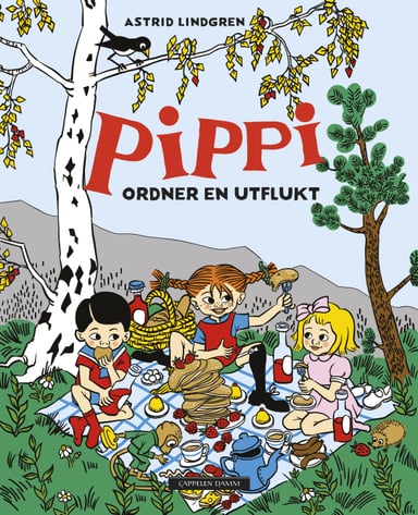Omslag av "Pippi ordner en utflukt"