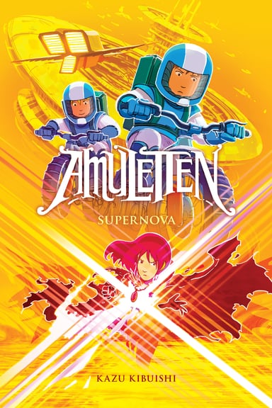 Omslag av "Amuletten 8: Supernova"