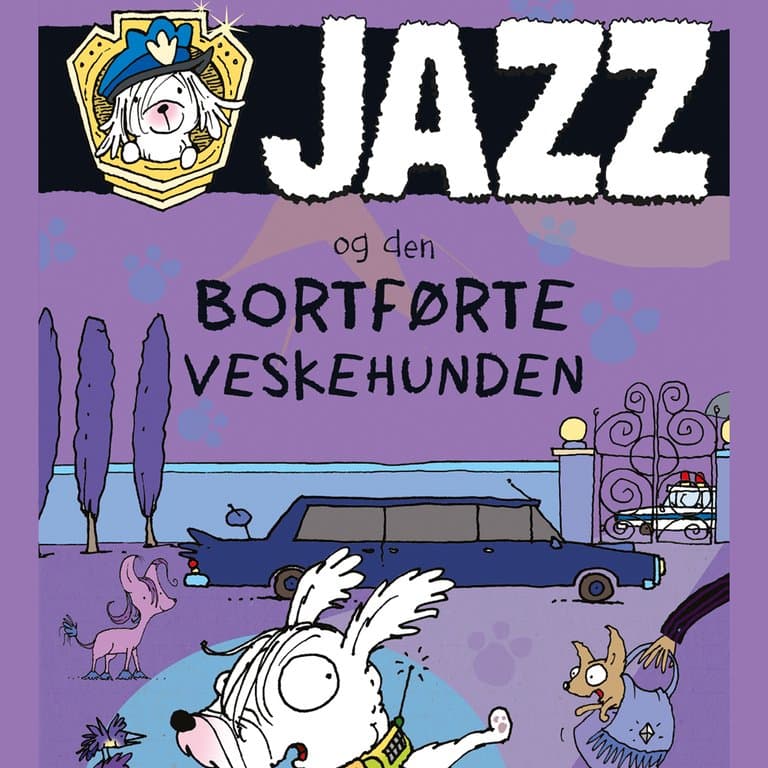Omslag Jazz og den bortførte veskehunden av Lesley Gibbes (Lydbok)