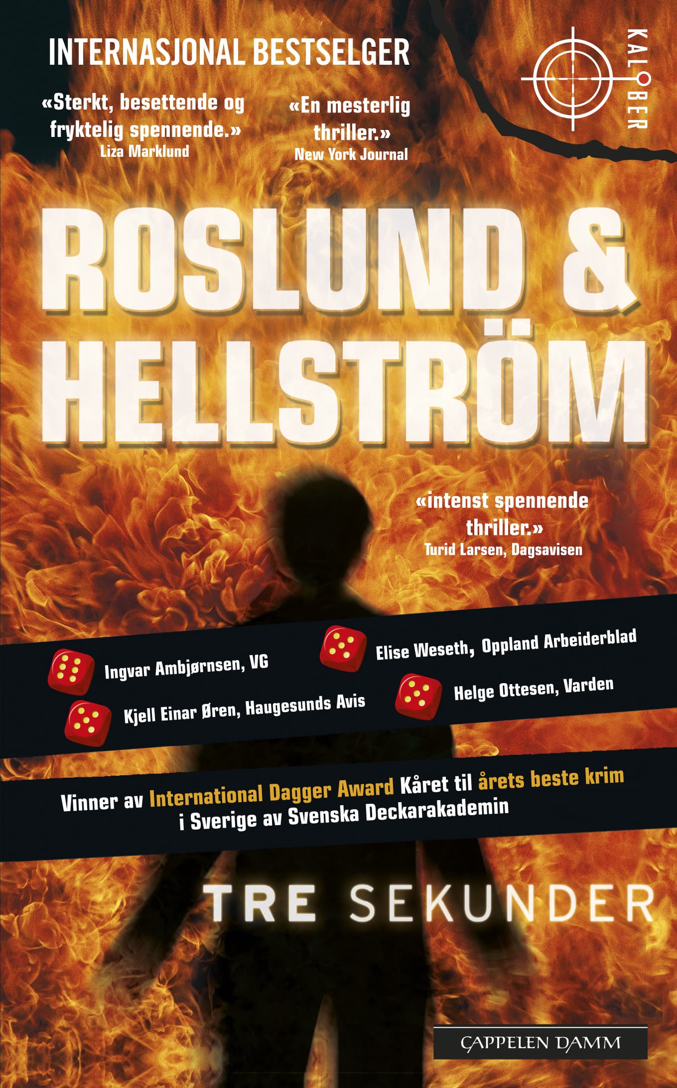 Omslag Tre sekunder av Anders & Börge Roslund & Hellström (Heftet)