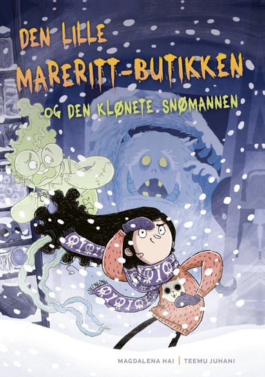Omslag av "Den lille mareritt-butikken og den klønete snømannen"