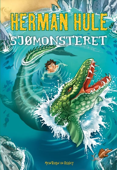Omslag av "Herman Hule 6: Sjømonsteret"