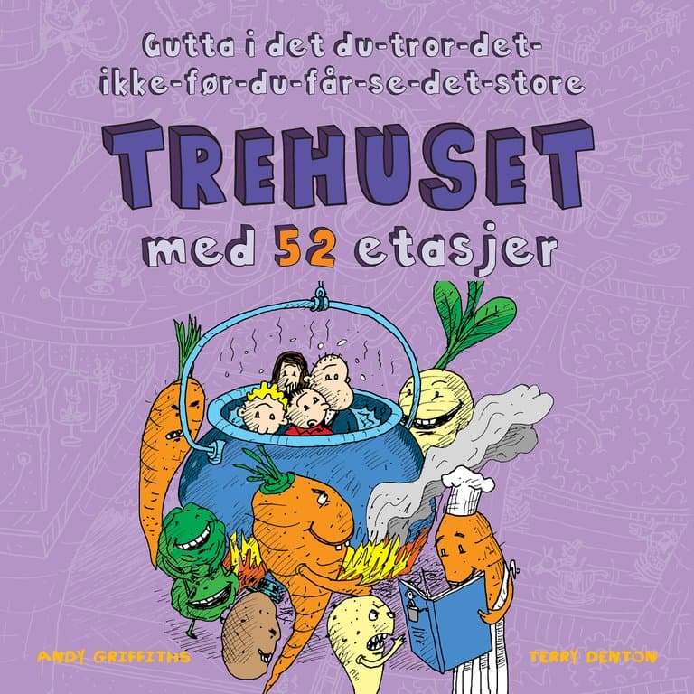 Omslag Gutta i det du-tror-det-ikke-før-du-får-se-det store trehuset med 52 etasjer av Andy Griffiths (Lydbok)
