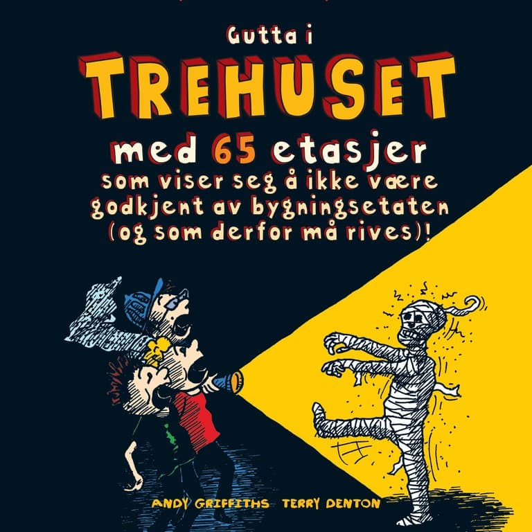 Omslag Gutta i trehuset med 65 etasjer av Andy Griffiths (Lydbok)