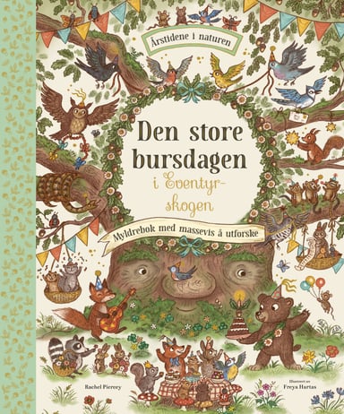 Omslag av "Den store bursdagen i Eventyrskogen"