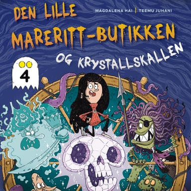 Omslag av "Den lille mareritt-butikken og krystallskallen"