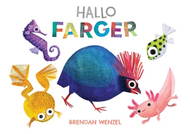 Omslag av "Hallo farger"