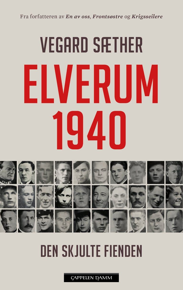 Omslag Elverum 1940 av Vegard Sæther (Innbundet)