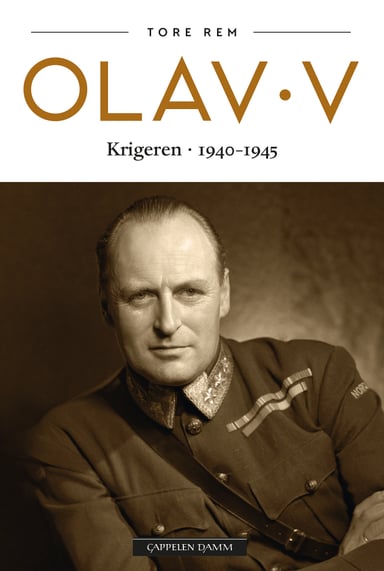 Omslag av "Olav V - Krigeren 1940-1945"