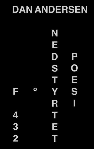 Omslag av "Nedstyrtet poesi"