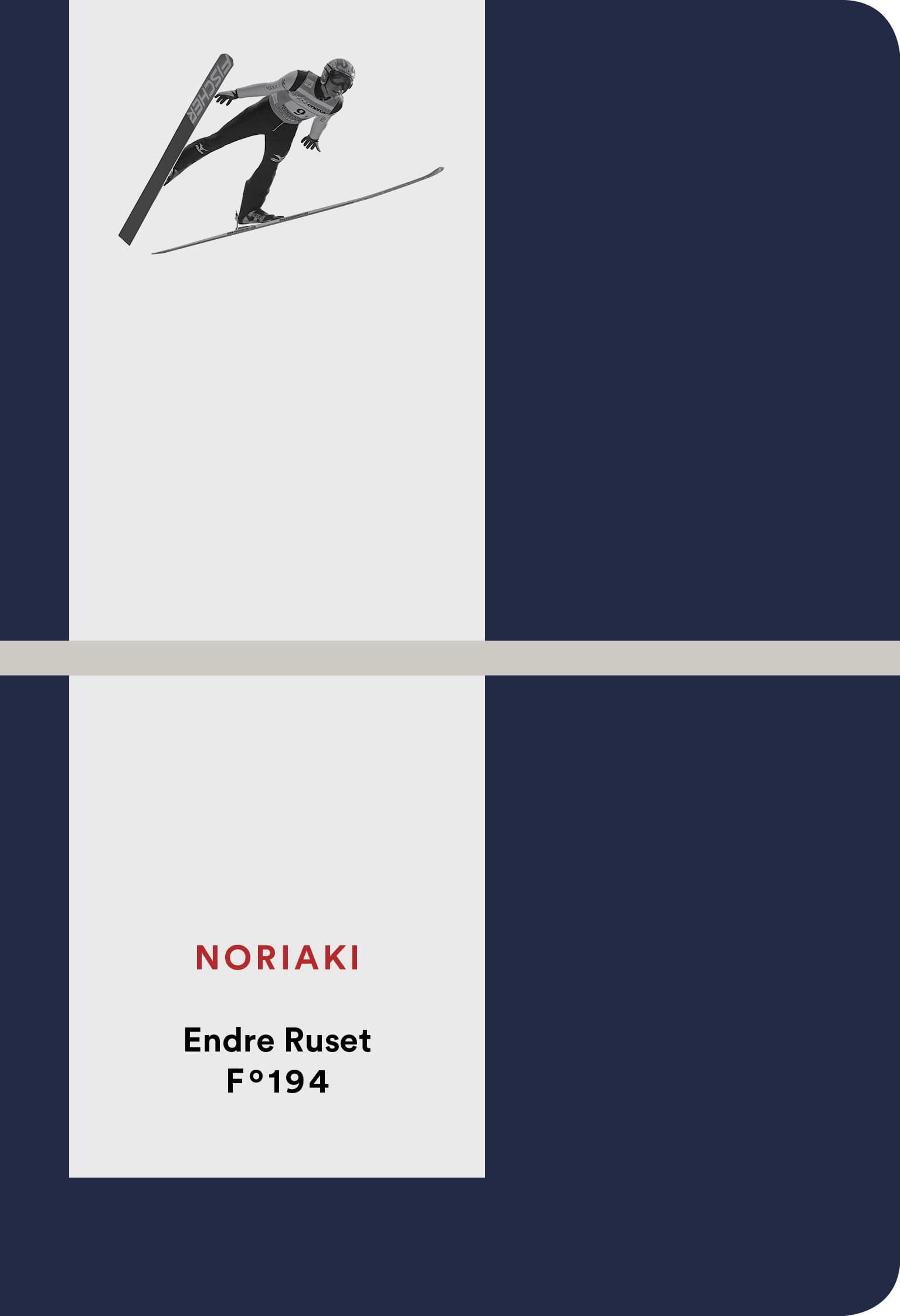Omslag Noriaki av Endre Ruset (Heftet)