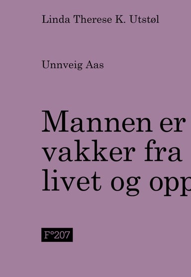 Omslag av "Mannen er vakker fra livet og opp"