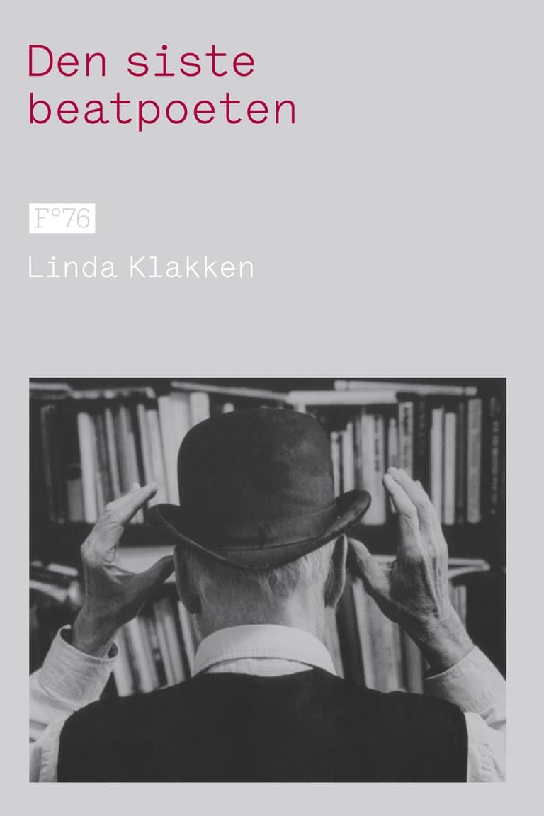Omslag Den siste beatpoeten av Linda Klakken (Heftet)
