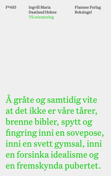 Omslag av "Til orientering"