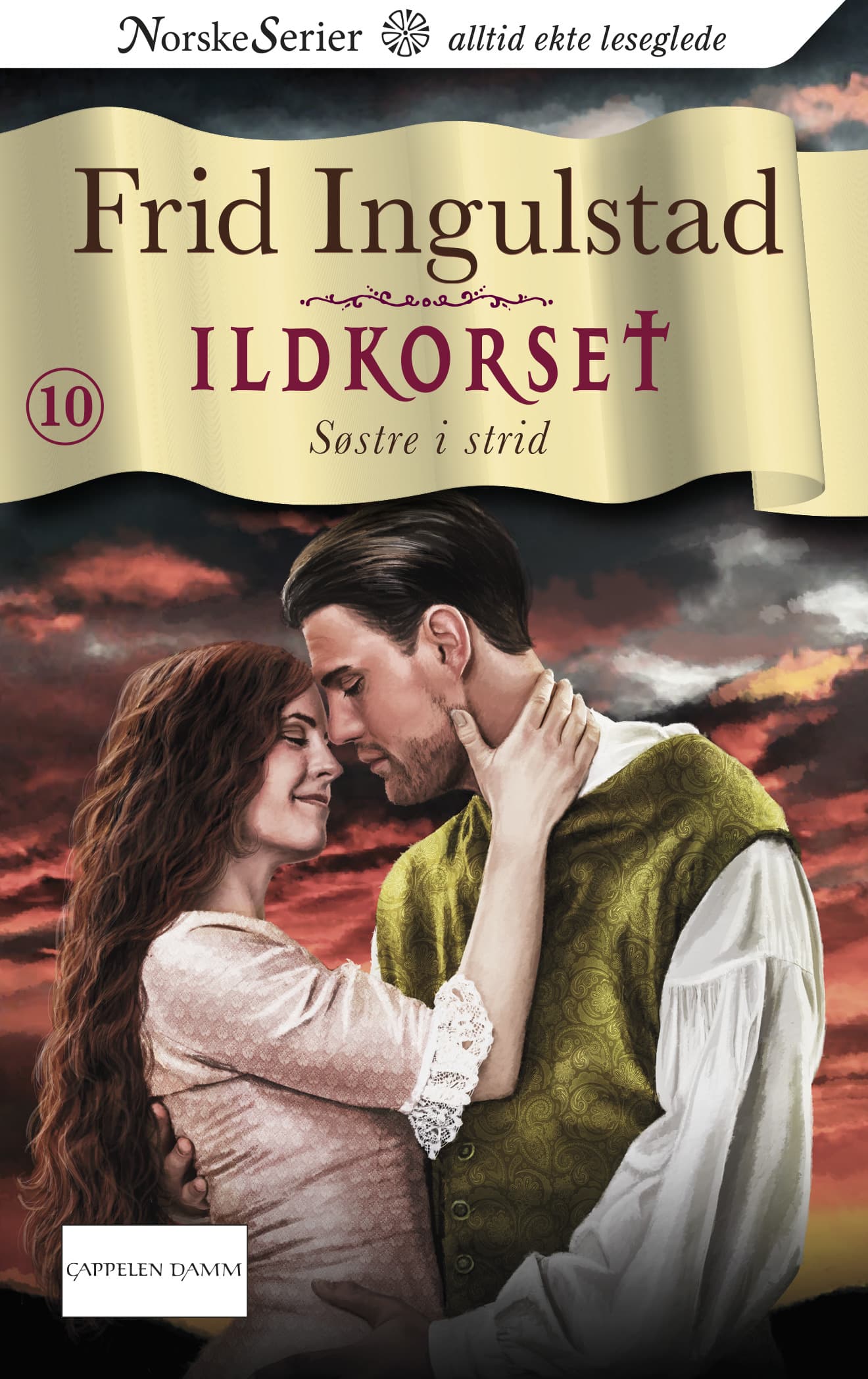 Omslag Søstre i strid av Frid Ingulstad (Heftet)