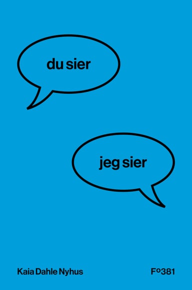 Omslag av "Du sier, jeg sier"