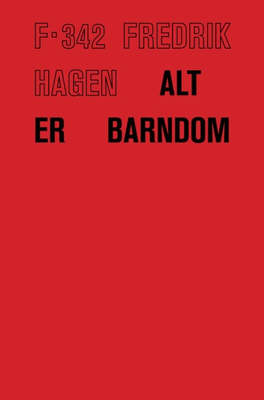 Omslag av "Alt er barndom"