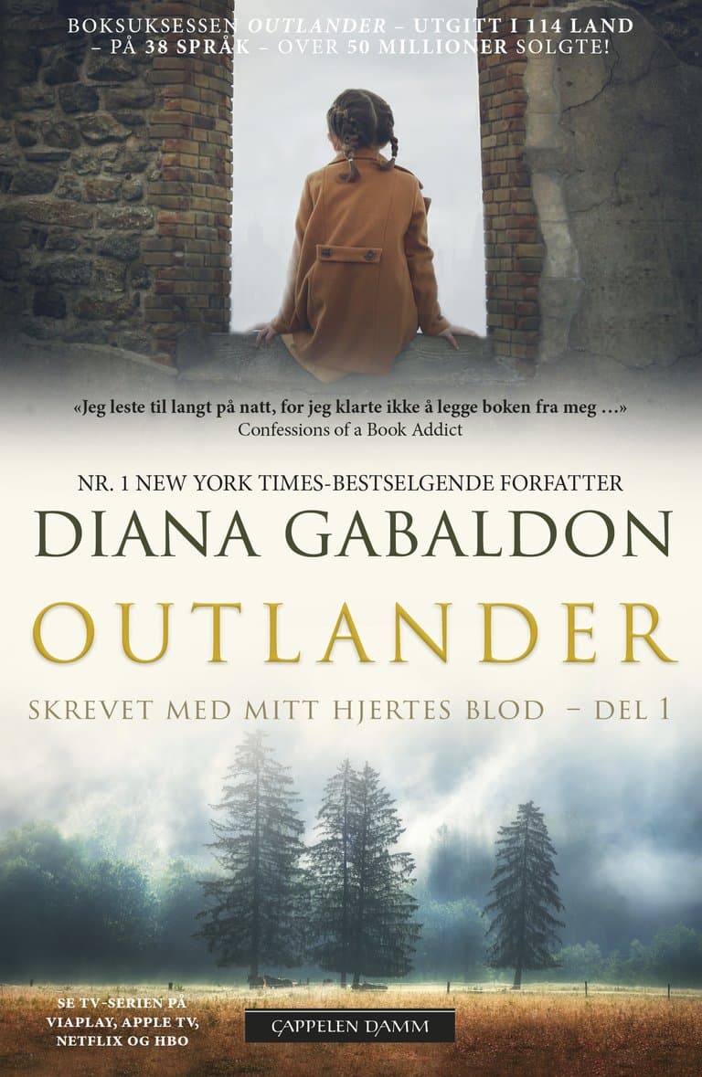 Omslag Skrevet med mitt hjertes blod – del 1 av Diana Gabaldon (Heftet)