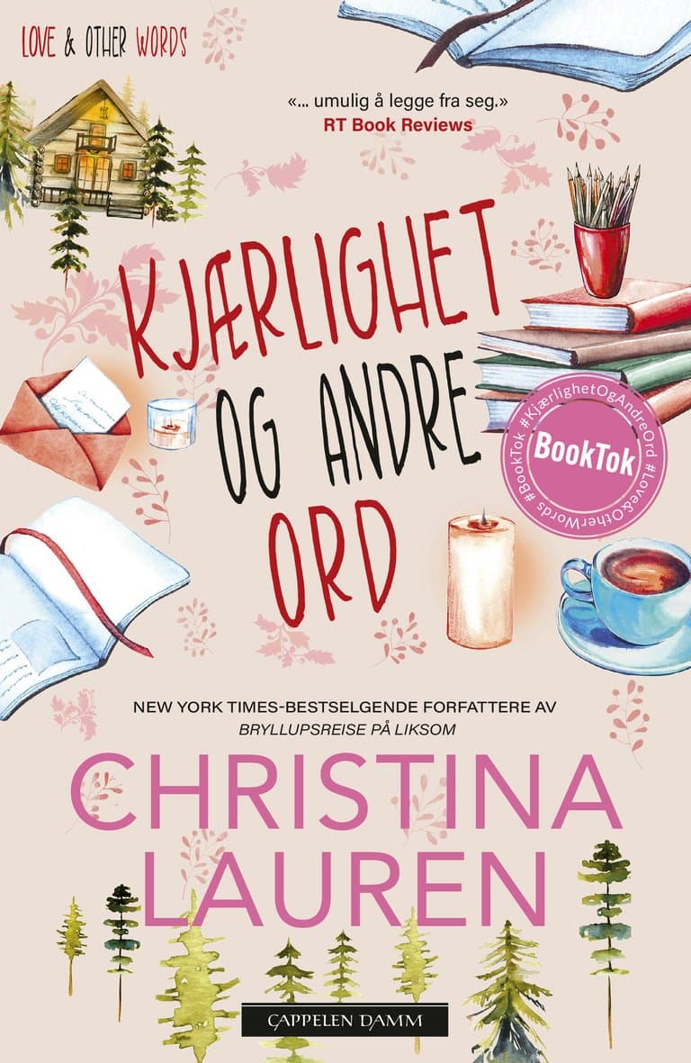 Omslag Kjærlighet og andre ord av Christina Lauren (Heftet)