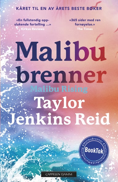 Omslag av "Malibu brenner"