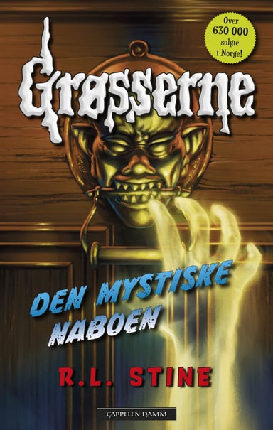 Omslag av "Grøsserne – Den mystiske naboen"