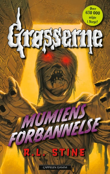 Omslag av "Grøsserne – Mumiens forbannelse"