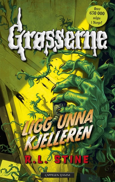Omslag av "Grøsserne – Ligg unna kjelleren"