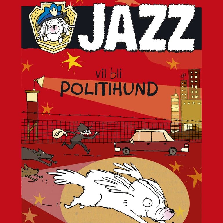 Omslag Jazz vil bli politihund av Lesley Gibbes (Lydbok)